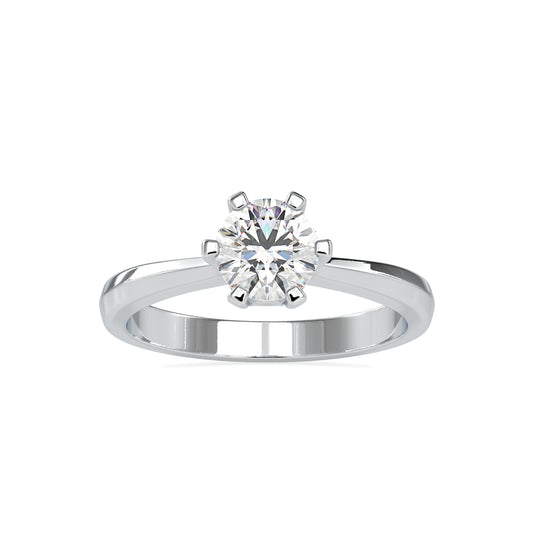 Pure Radiance Round Shape Diamond Beautiful Solitaire Ring