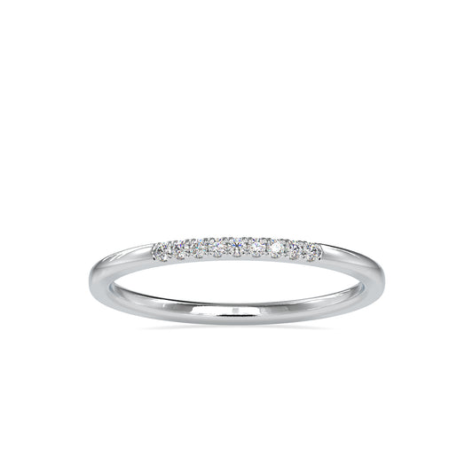 Timeless Beauty Round Shape Diamond Knockout Half Eternity Band