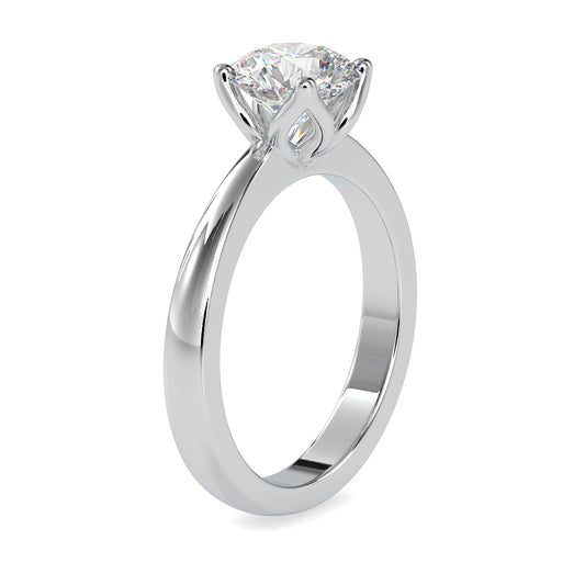 Imperial Splendour Round Shape Brilliant Cut Diamond Solitaire Ring