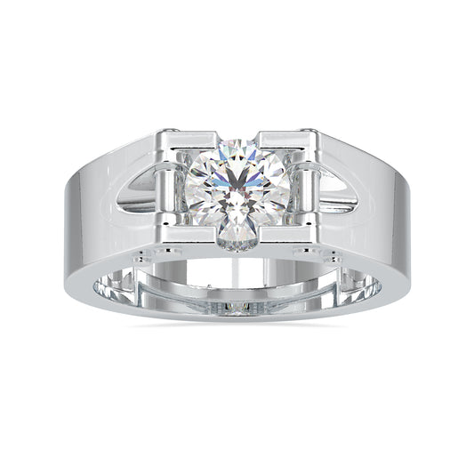 Opulent Brilliance Round Shape Brilliant Cut Diamond Signature Collection Solitaire Ring