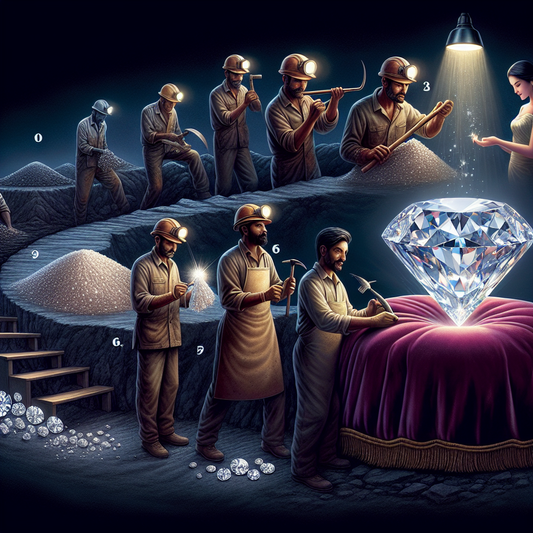 From Rough to Radiant: The Journey of a Rough Diamond to a Dazzling Gem"