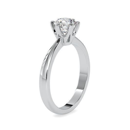 Pure Radiance Round Shape Diamond Beautiful Solitaire Ring