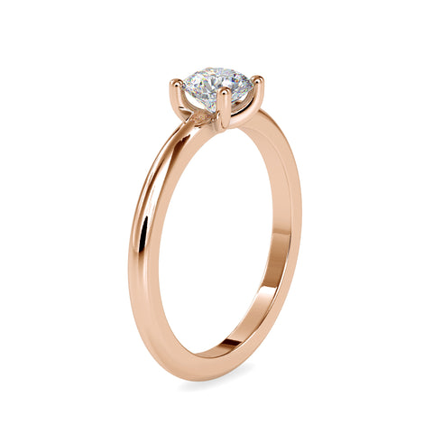 Timeless Love Round Shape Diamond Glamorous Promise Solitaire Ring