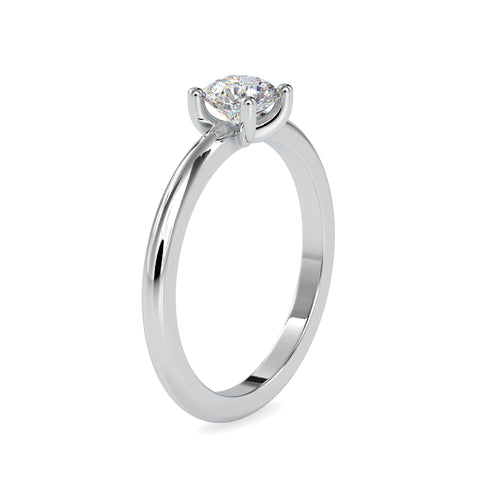 Timeless Love Round Shape Diamond Glamorous Promise Solitaire Ring