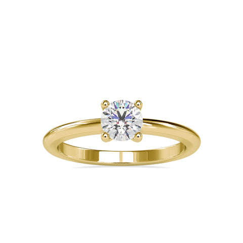 Timeless Love Round Shape Diamond Glamorous Promise Solitaire Ring