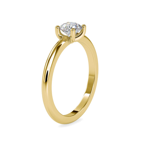 Timeless Love Round Shape Diamond Glamorous Promise Solitaire Ring