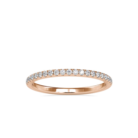 Timeless Beauty Round Shape Diamond Engaging Half Eternity Band