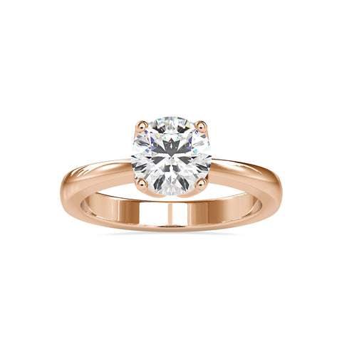 Imperial Splendour Round Shape Brilliant Cut Diamond Solitaire Ring