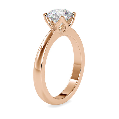 Imperial Splendour Round Shape Brilliant Cut Diamond Solitaire Ring