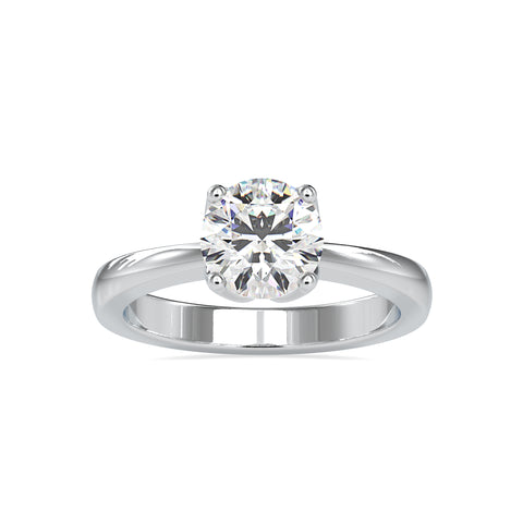 Imperial Splendour Round Shape Brilliant Cut Diamond Solitaire Ring