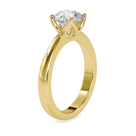 Imperial Splendour Round Shape Brilliant Cut Diamond Solitaire Ring