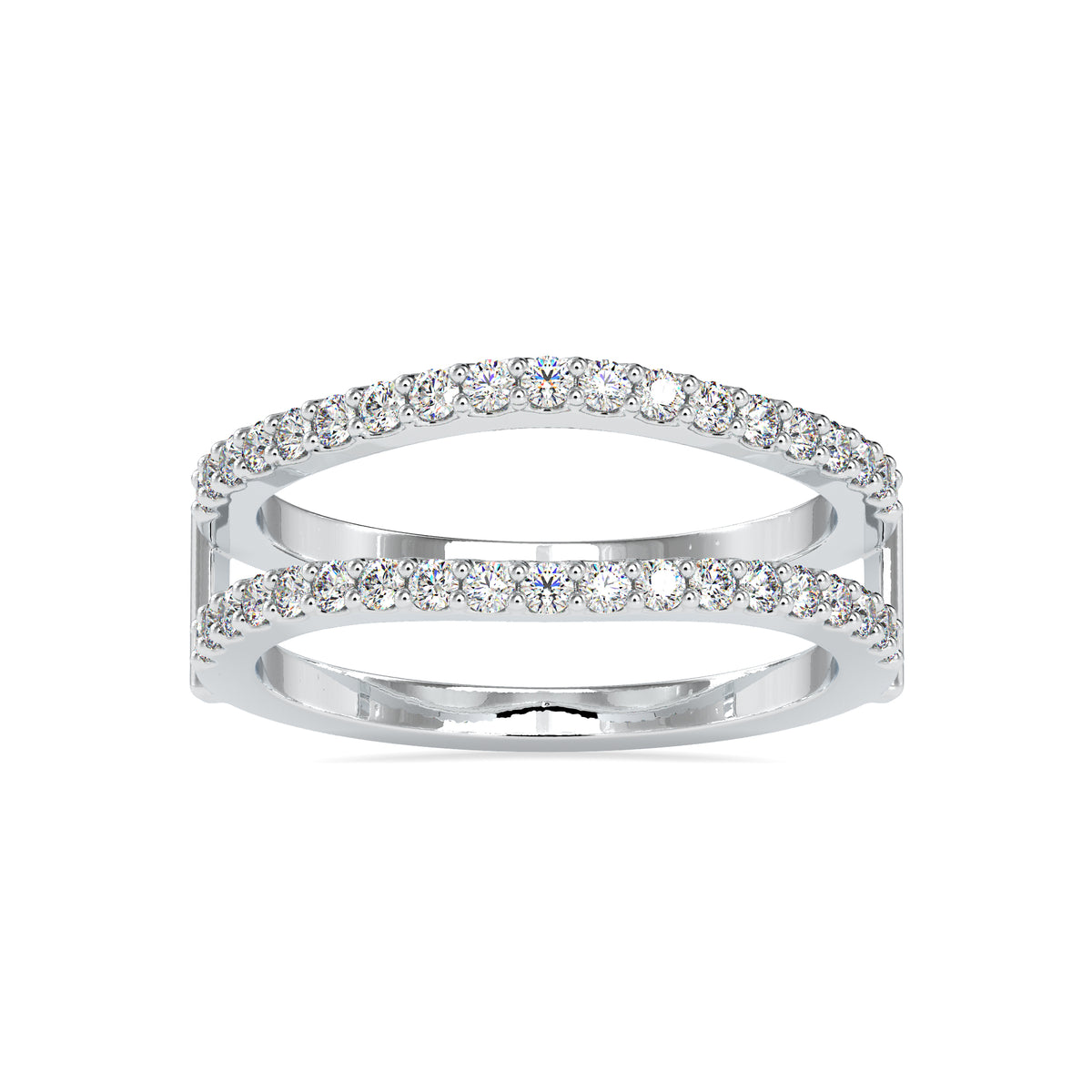 Royal Radiance Round Shape Diamond beddable Enhancer Ring