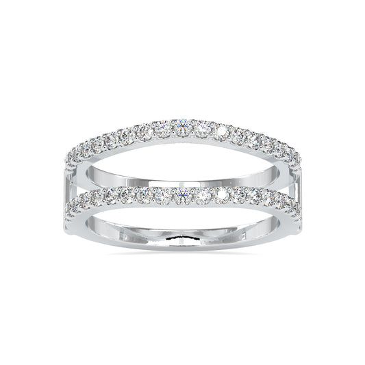 Royal Radiance Round Shape Diamond beddable Enhancer Ring