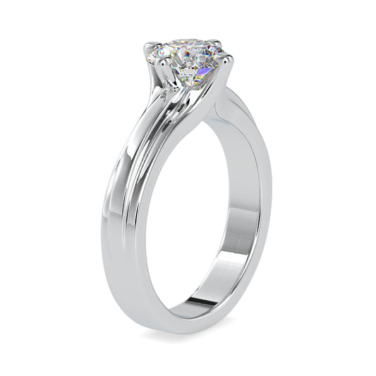 Timeless Brilliance Round Shape Brilliant Cut Diamond Classic Solitaire Ring