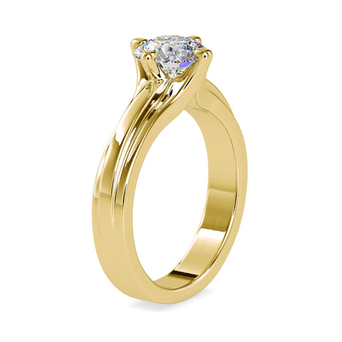 Timeless Brilliance Round Shape Brilliant Cut Diamond Classic Solitaire Ring