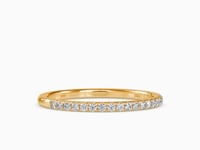 Timeless Beauty Round Shape Diamond Engaging Half Eternity Band