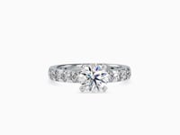 Eternal Brilliance Round Shape Diamond Channel Setting Solitaire Ring