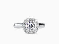 Opulent Majesty Round Shape Diamond Irresistible Halo Ring