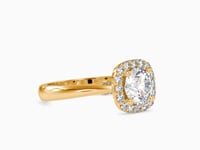 Opulent Majesty Round Shape Diamond Irresistible Halo Ring