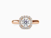 Opulent Majesty Round Shape Diamond Irresistible Halo Ring