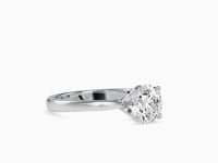 Luxury Legacy Round Shape Brilliant Cut Diamond Chain Prong Setting Solitaire Ring