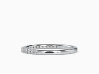 Classic Elegance Round Shape Brilliant Cut Diamond Artistic Half Eternity Band