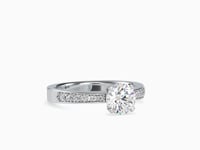 Divine Sparkle Round Shape Brilliant Cut Diamond gorgeous Solitaire Ring