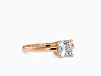 Royal Brilliance Cushion Shape Brilliant Cut Diamond Promise Type Beautiful Solitaire Ring