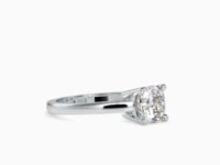 Royal Brilliance Cushion Shape Brilliant Cut Diamond Promise Type Beautiful Solitaire Ring