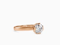 Opulent Elegance Round Shape Brilliant Cut Diamond Classic Prong Set Solitaire Ring