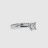 Pure Brilliance Princess Shape Diamond Elegant Solitaire Ring