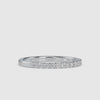 Elegance Round Shape Brilliant Cut Diamond Half Eternity Band