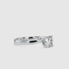 Imperial Splendor Round Shape Brilliant Cut Diamond Bypass Solitaire Ring