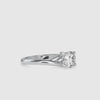 Eternity Glow Round Shape Diamond Bypass charming Solitaire Ring