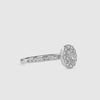 Regal Elegance Oval Shape Brilliant Cut Diamond Channel Setting Ring