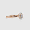 Exquisite Oval Shape Brilliant Cut Diamond Cluster Ring