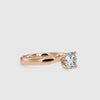 Imperial Splendor Round Shape Brilliant Cut Diamond Bypass Solitaire Ring